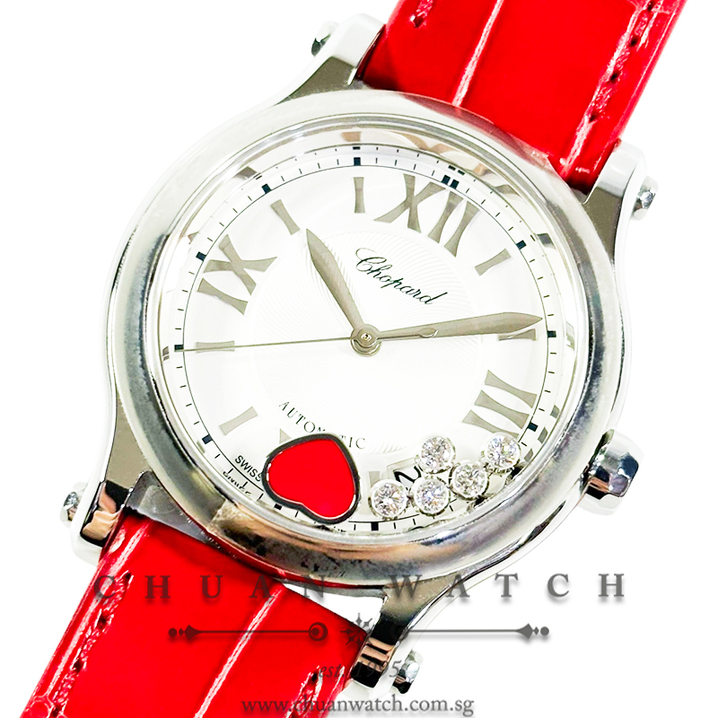 Chopard Happy Sport 'Cortina Watch 50th Anniversary' Automatic Steel Diamonds 36mm 278559-3028 (Limited Edition of 50 Pieces Only)