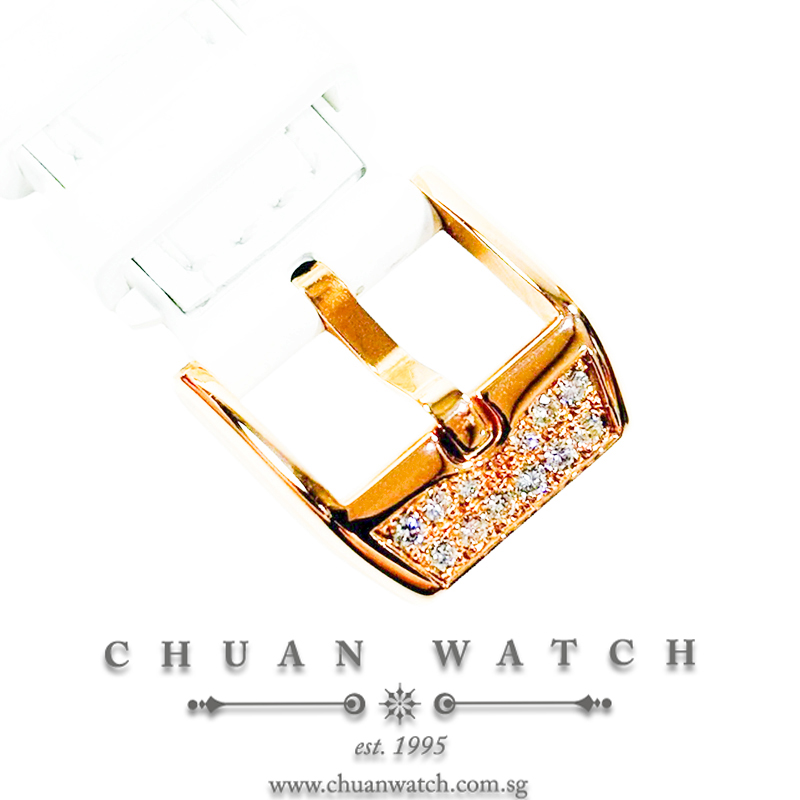 Franck Muller Vanguard Lady Crazy Hours Rose Gold White Diamonds V 32 CH D 5N BC Silver Arabic - Image 3