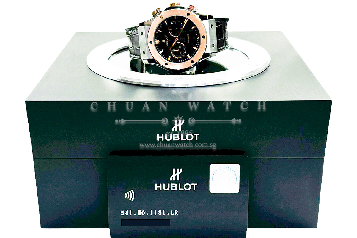 Hublot Classic Fusion Chronograph Titanium King Gold Black 42mm 541.NO.1181.LR - Image 4