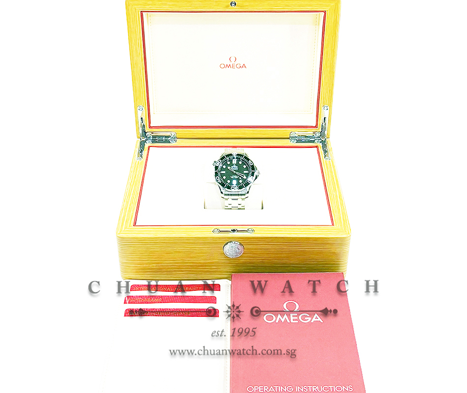 Omega Seamaster Diver 300M Co-Axial Master Chronometer 42mm 210.30.42.20.10.001 Green - Image 4