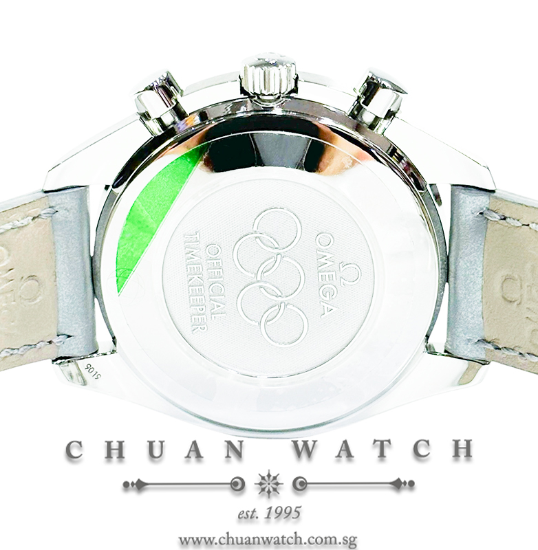 Omega Speedmaster Ladies' 'Olympic Games Collection' Chronograph 35.5mm 3836.70.36 White MOP Arabic - Discontinued - Image 2