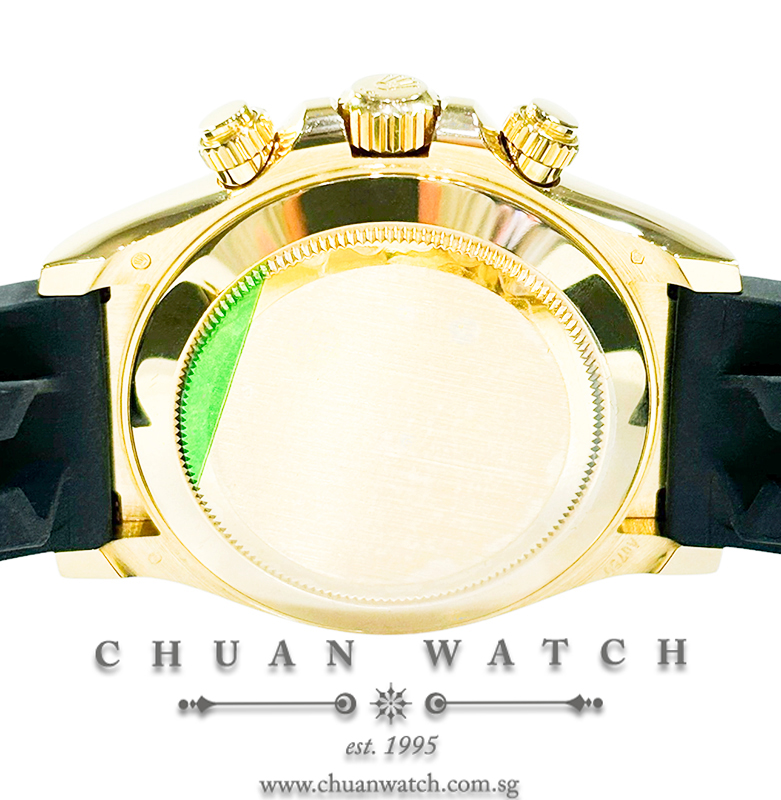 Rolex Cosmograph Daytona Yellow Gold Oysterflex 'YML' 116518LN Golden Black Index - Discontinued - Image 2