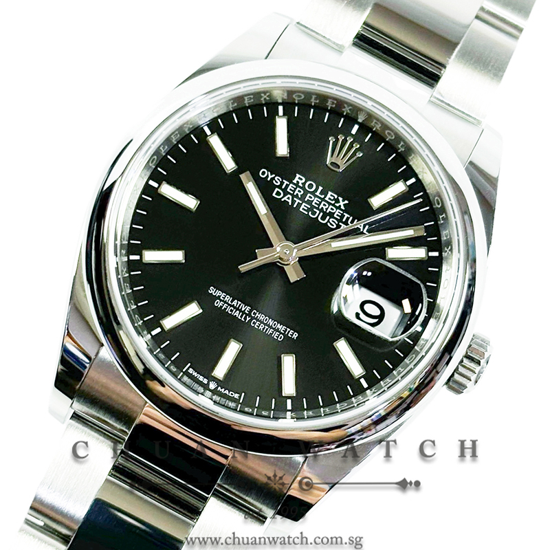 Rolex DateJust 36 126200 Black Index