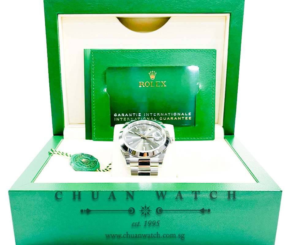 Rolex DateJust 41 126300 Slate Index - Image 4