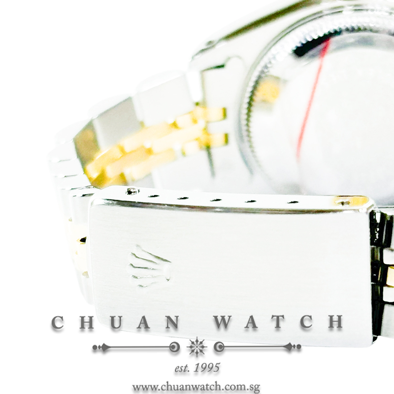 Rolex Ladies' DateJust Two-Tone 26mm 69173 White Roman Tritium - Discontinued - Image 3