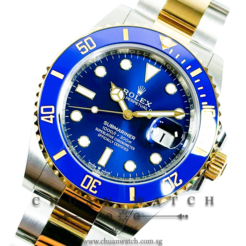 Rolex Submariner Date 41 Two-Tone 126613LB Blue