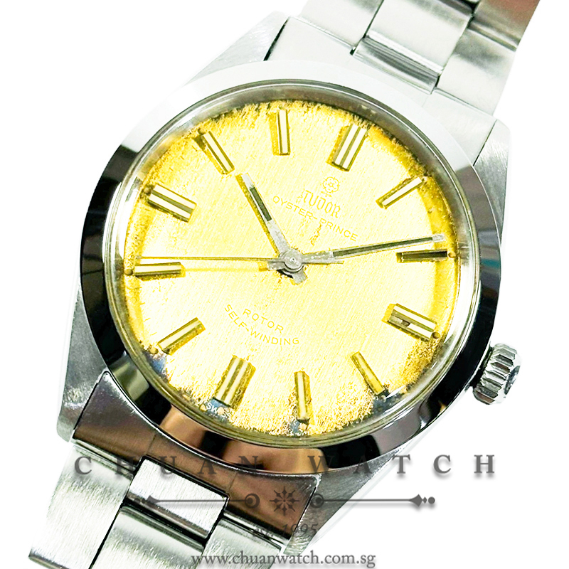 Tudor Vintage Oyster-Prince 34mm 7995 'Tropical' Champagne Index Tritium - Discontinued
