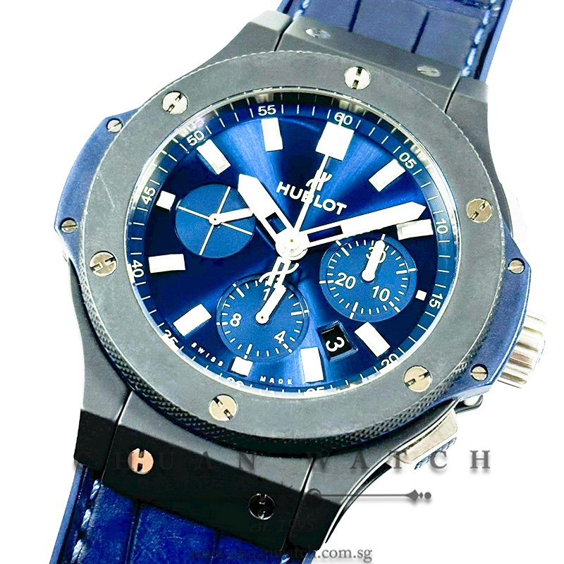 Hublot Big Bang Black Magic Ceramic Blue 44mm 301.CI.7170.LR - Discontinued