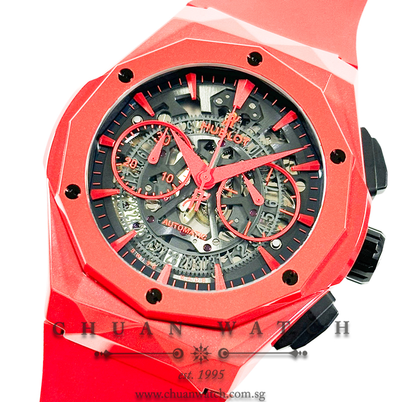 Hublot Classic Fusion Aerofusion Chronograph Orlinski Red Ceramic 45mm 525.CF.0130.RX.ORL19  (Limited Edition of 200 Pieces Only)