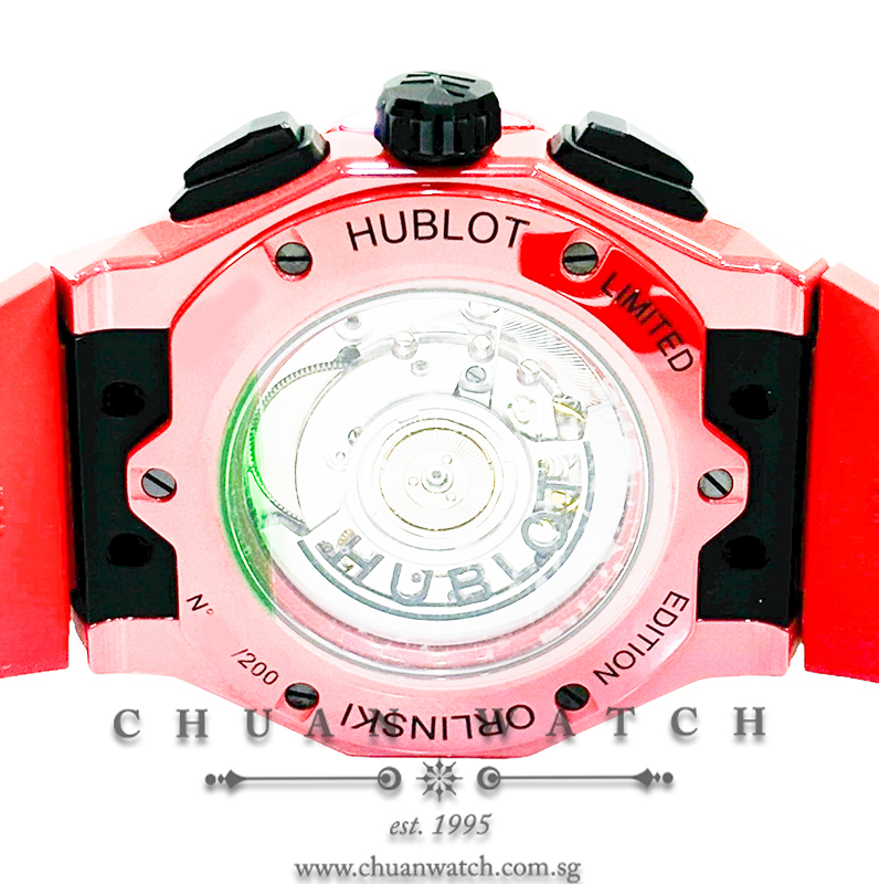 Hublot Classic Fusion Aerofusion Chronograph Orlinski Red Ceramic 45mm 525.CF.0130.RX.ORL19  (Limited Edition of 200 Pieces Only) - Image 2