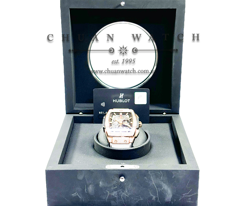 Hublot Spirit Of Big Bang King Gold Pave Diamonds 45mm 601.OX.0183.LR.1704 - Discontinued - Image 4