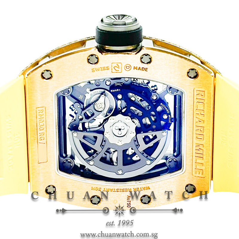 Richard Mille RM030 Rose Gold Titanium MDDS Diamonds - Discontinued - Image 2