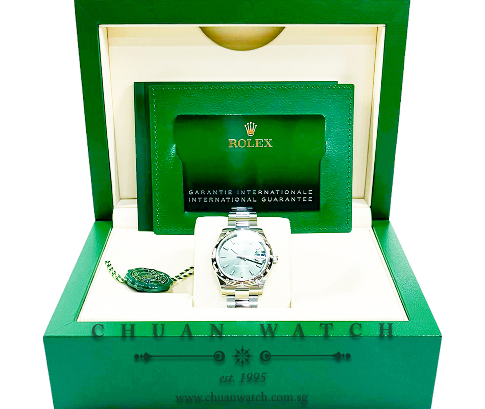 Rolex DateJust 31 278344RBR Mint Green Index - Image 4
