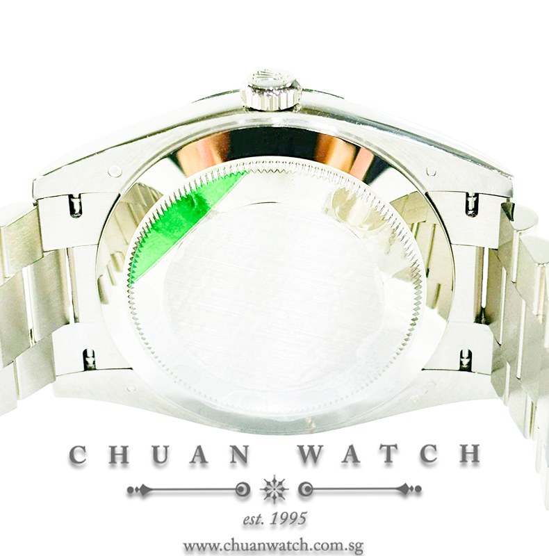 Rolex Day-Date 40 President White Gold 228239 White Roman - Image 2