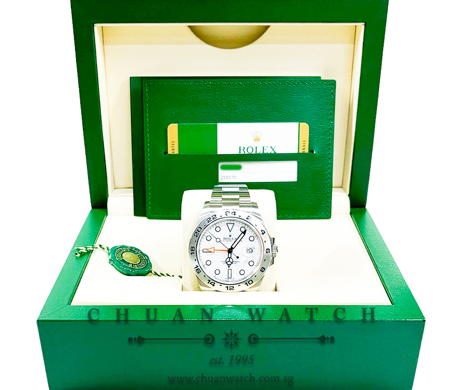 Rolex Explorer II 42mm 216570 'Polar' White - Discontinued - Image 4