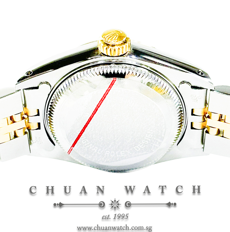 Rolex Ladies' DateJust Two-Tone 26mm 69173 White Roman Tritium - Discontinued - Image 2