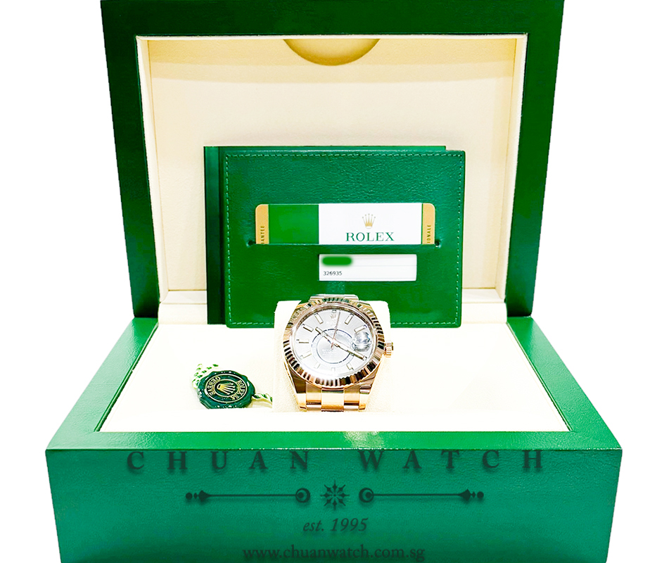 Rolex Sky-Dweller Everose 42mm 326935 Slate - Discontinued - Image 4