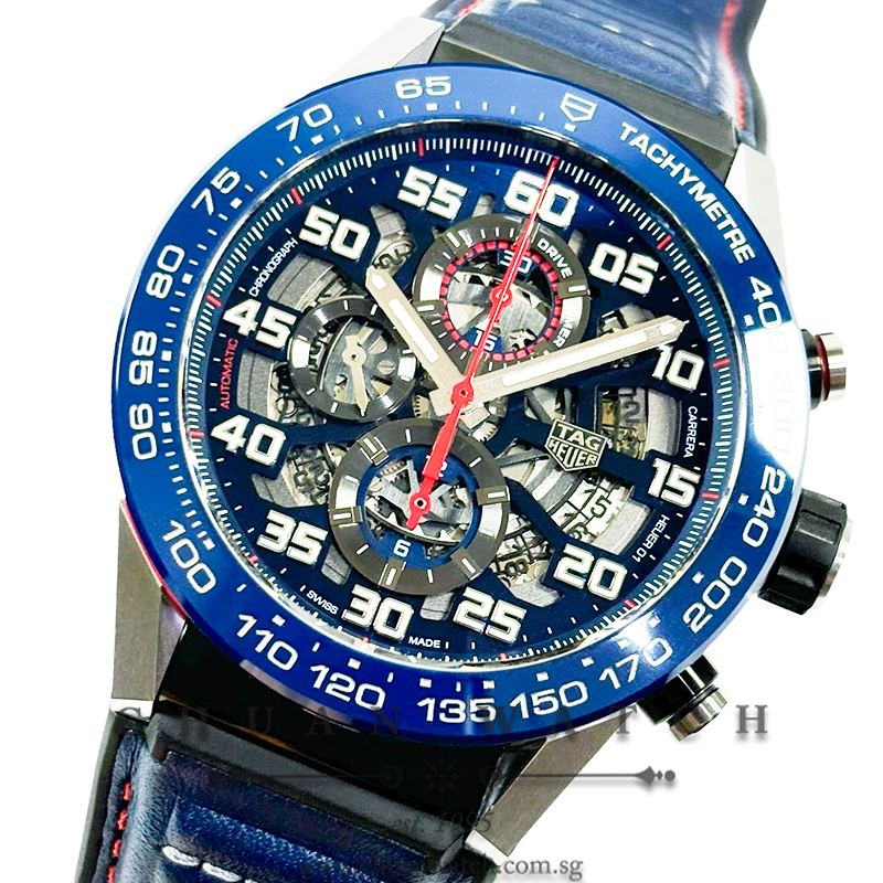 Tag Heuer Carrera Chronograph 'Red Bull Racing' Calibre Heuer 01 45mm CAR2A1N - Discontinued