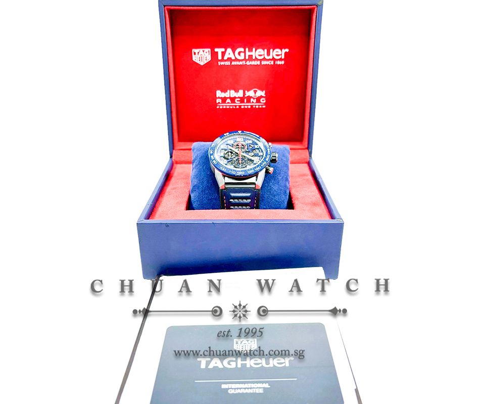 Tag Heuer Carrera Chronograph 'Red Bull Racing' Calibre Heuer 01 45mm CAR2A1N - Discontinued - Image 4