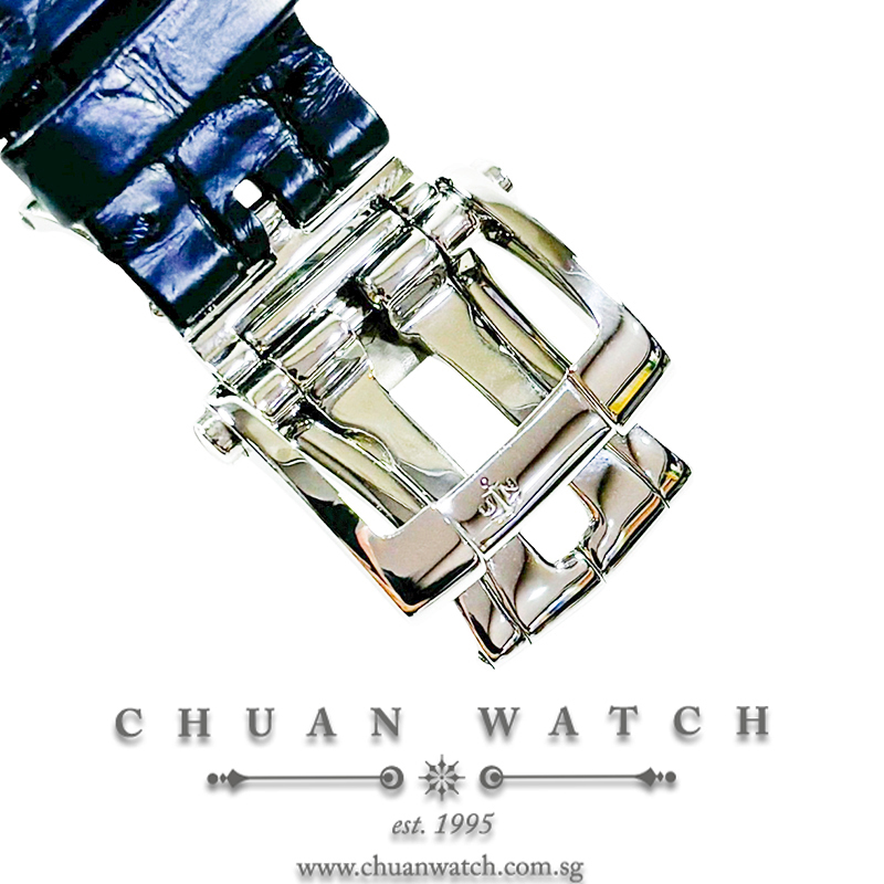 Ulysse Nardin Classico Lady Dual Time Blue Diamonds 37mm 3243-222/393 - Discontinued - Image 3