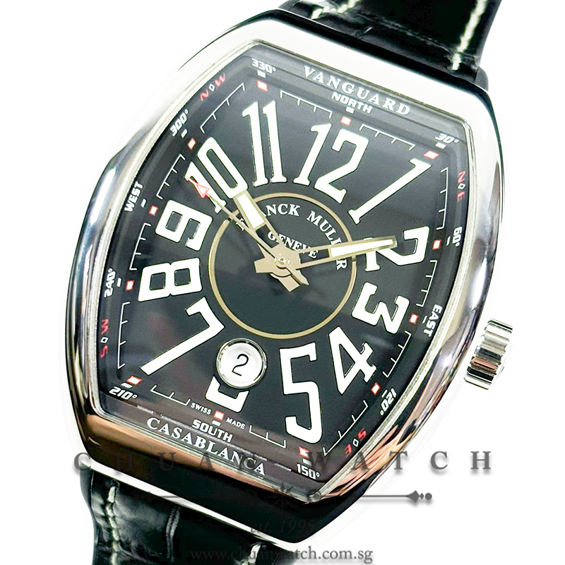 Franck Muller Vanguard Casablanca Steel Black V 41 SC DT AC NR