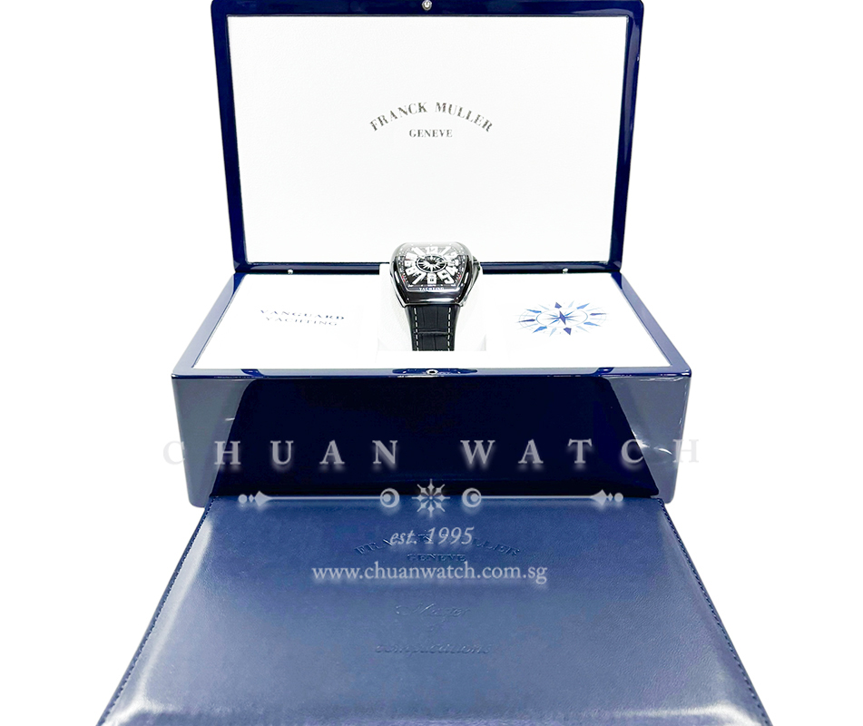 Franck Muller Vanguard Yachting Ceramic Black V 45 SC DT CR NR NR - Image 4