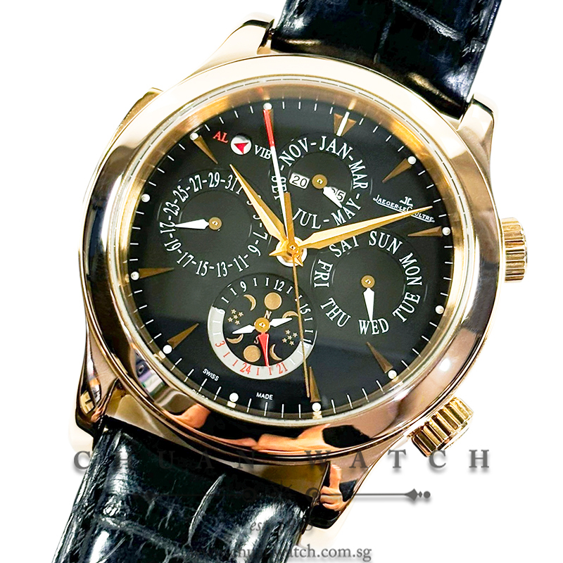 Jaeger-LeCoultre Master Grand Reveil Perpetual Calendar MoonPhase Alarm Rose Gold 43mm Q163247A - Discontinued