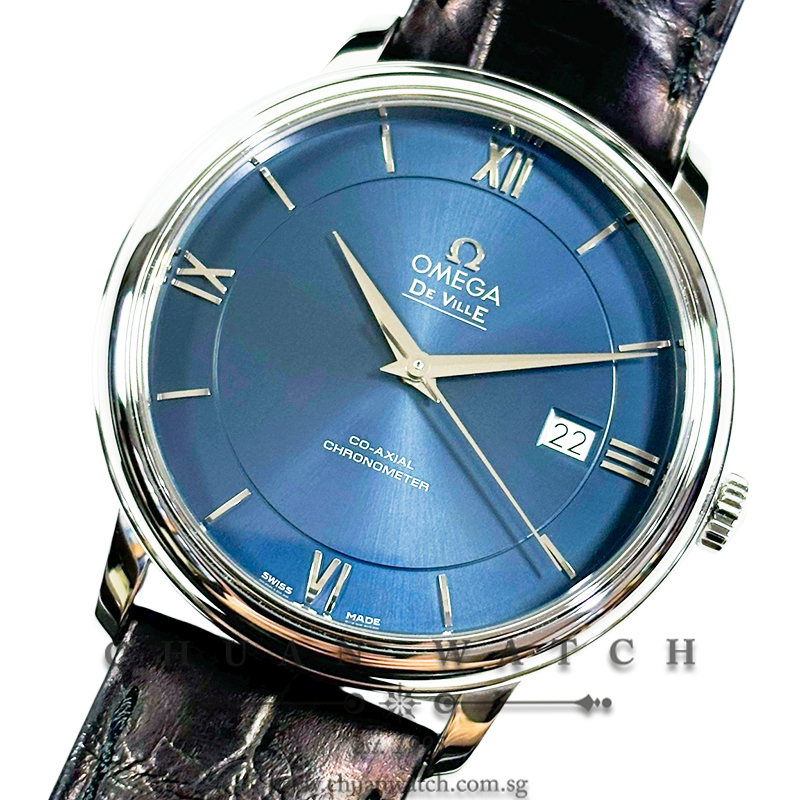 Omega De Ville Prestige Co-Axial 39.5mm 424.13.40.20.03.001 Blue - Discontinued