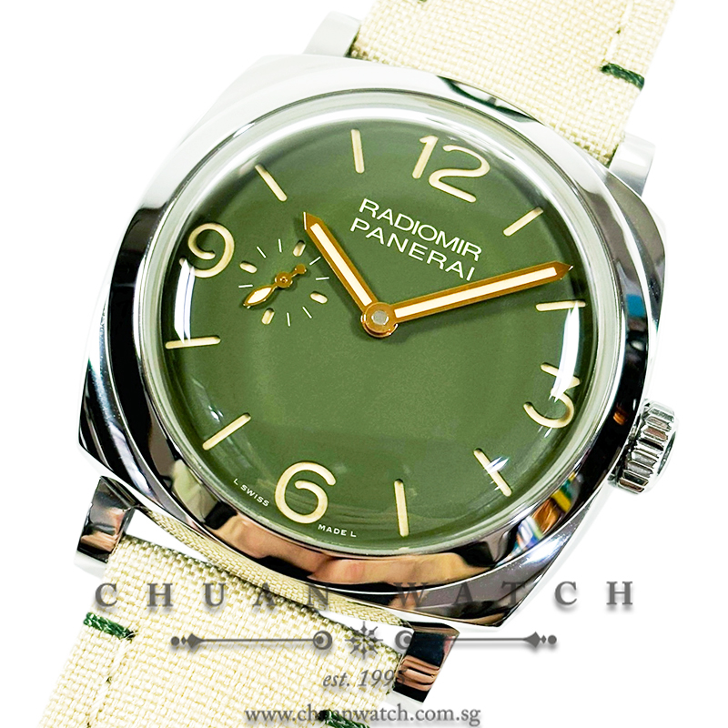 Panerai Radiomir 1940 3-Days Military Green 45mm Pam 995 V - Discontinued