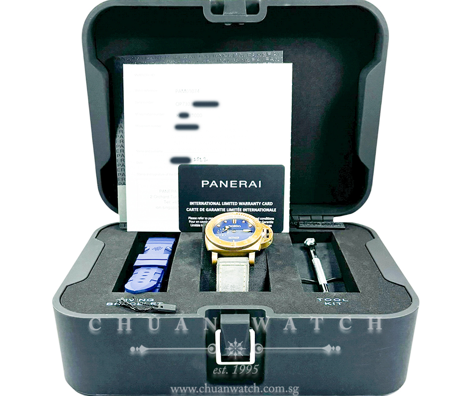 Panerai Submersible Bronzo 'Blu Abisso' 42mm Pam 1074 X - Image 4