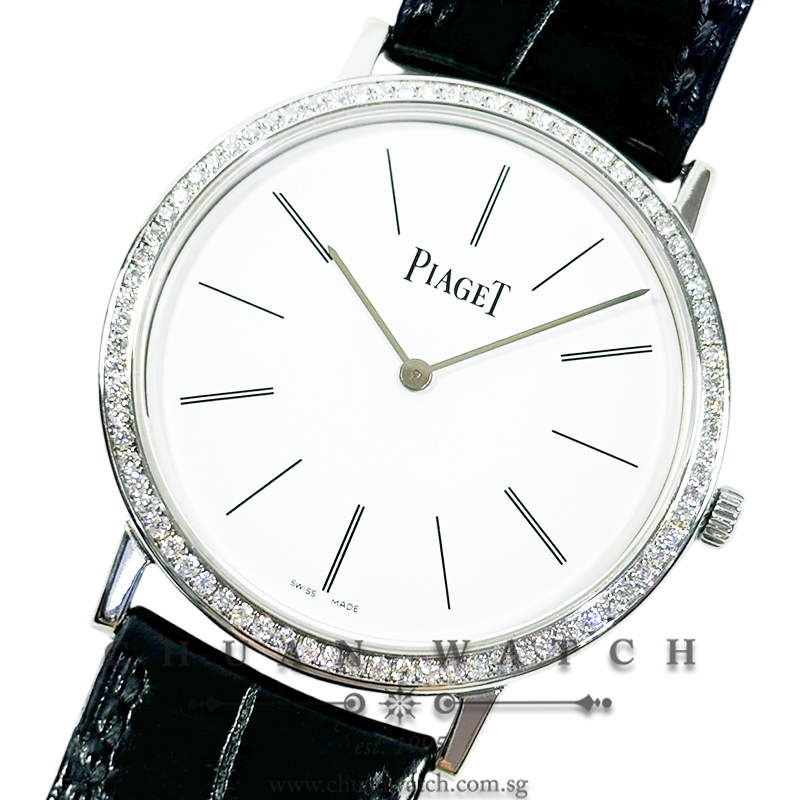 Piaget Altiplano Mechanical Ultra-Thin White Gold Diamonds 38mm G0A29125 - Discontinued