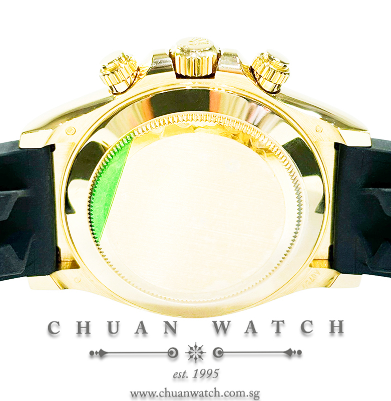 Rolex Cosmograph Daytona Yellow Gold Oysterflex 'YML' 116518LN Golden Black Index - Discontinued - Image 2