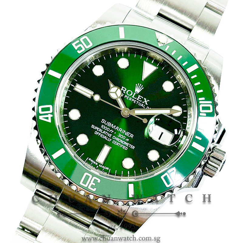 Rolex Submariner Date 116610LV 'Hulk' MK1 - Discontinued