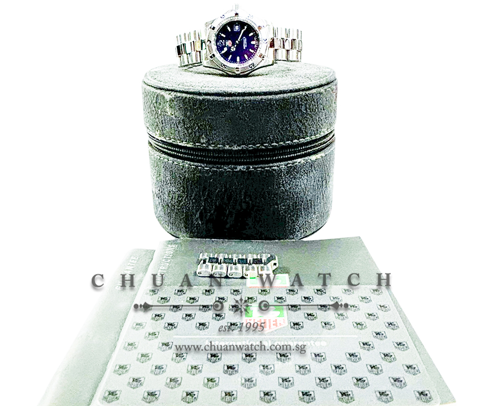 Tag Heuer Ladies' 2000 Series Quartz Blue 29mm WK1313 - Discontinued - Image 4