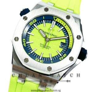 Audemars Piguet Royal Oak Offshore Diver Steel 42mm 15710ST Lime Green - Discontinued