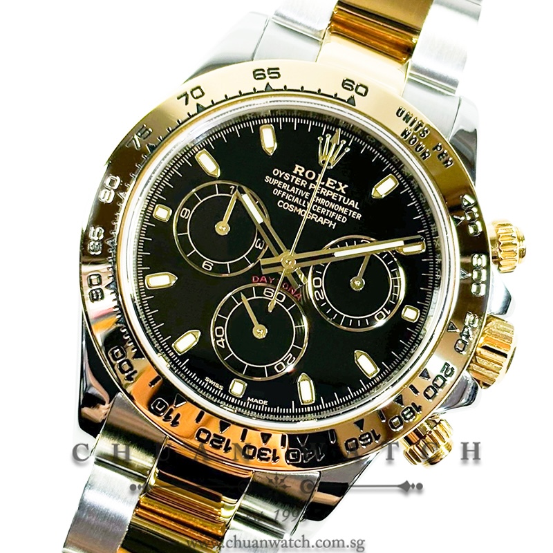 Rolex Cosmograph Daytona Two-Tone 116503 Black Index - Discontinued