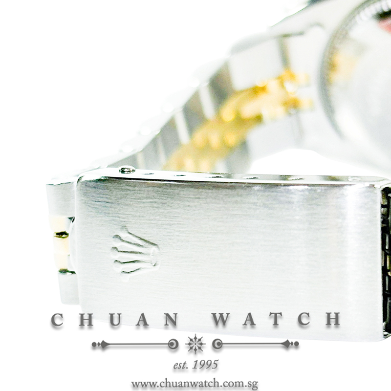 Rolex Ladies' DateJust Two-Tone 26mm 69173 White Roman Tritium - Discontinued - Image 3