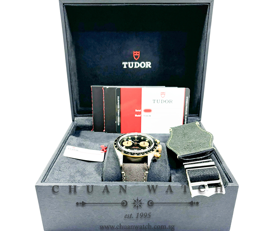Tudor Black Bay Chrono S&G Two-Tone 41mm 79363N Black - Image 4