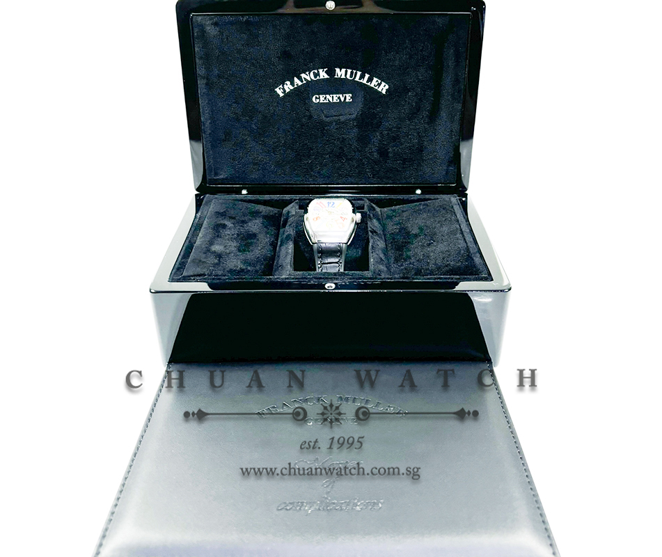 Franck Muller Vanguard Lady Steel Color Dreams V 32 SC AT FO AC NR Silver Arabic - Image 4