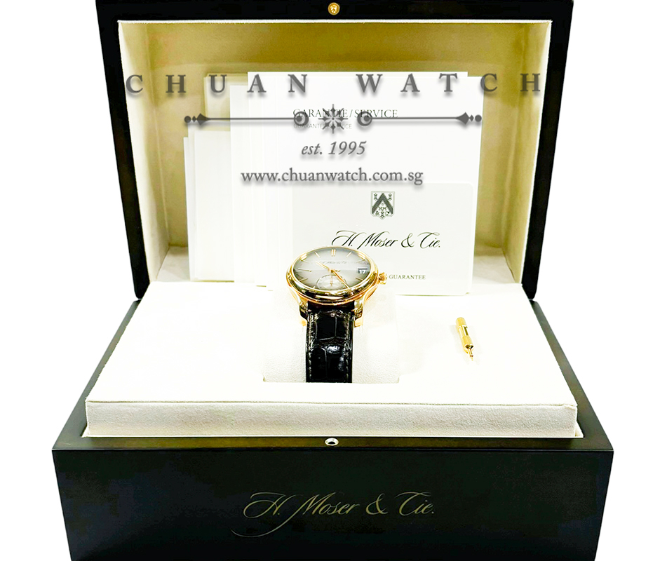 H. Moser & Cie Endeavour Perpetual Calendar Rose Gold 40.8mm 1341-0107 Grey Fume - Discontinued - Image 4