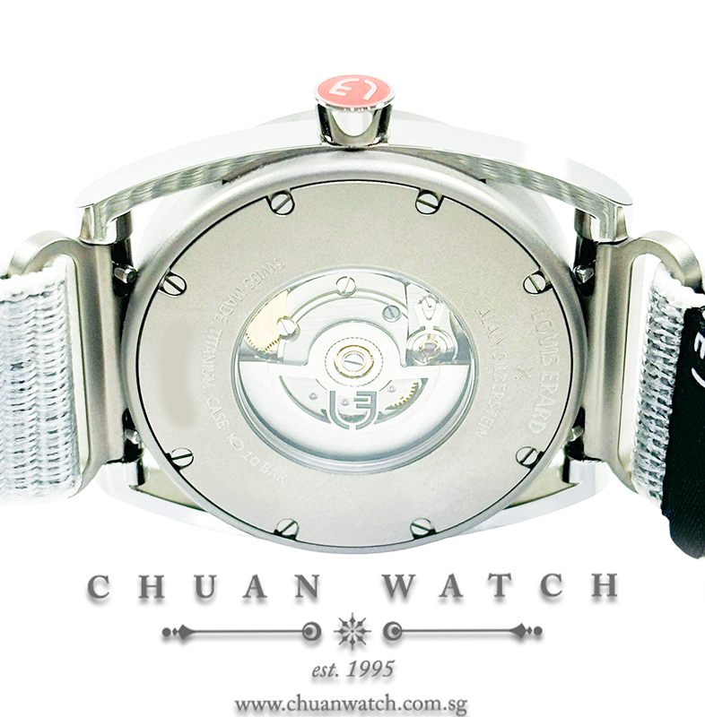 Louis Erard x Alain Silberstein Le Regulateur Titanium 85358TT03.BTT83  (Limited Edition of 178 Pieces Only) - Image 2