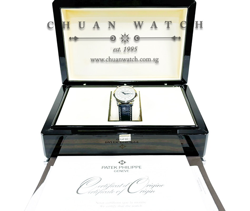 Patek Philippe Calatrava White Gold Automatic 'Sector Dial' 38mm 5296G-001 - Discontinued - Image 4