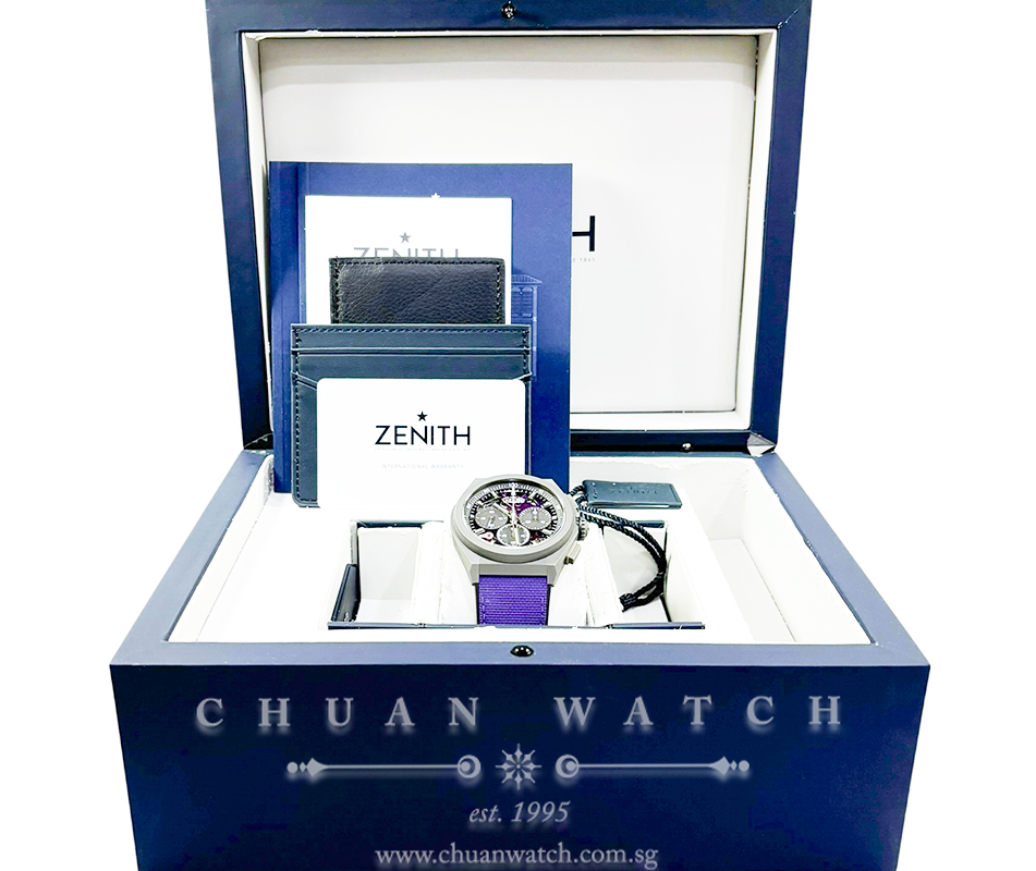 Zenith Defy 21 'Ultraviolet' Titanium 44mm 97.9001.9004/80.R922 - Image 4