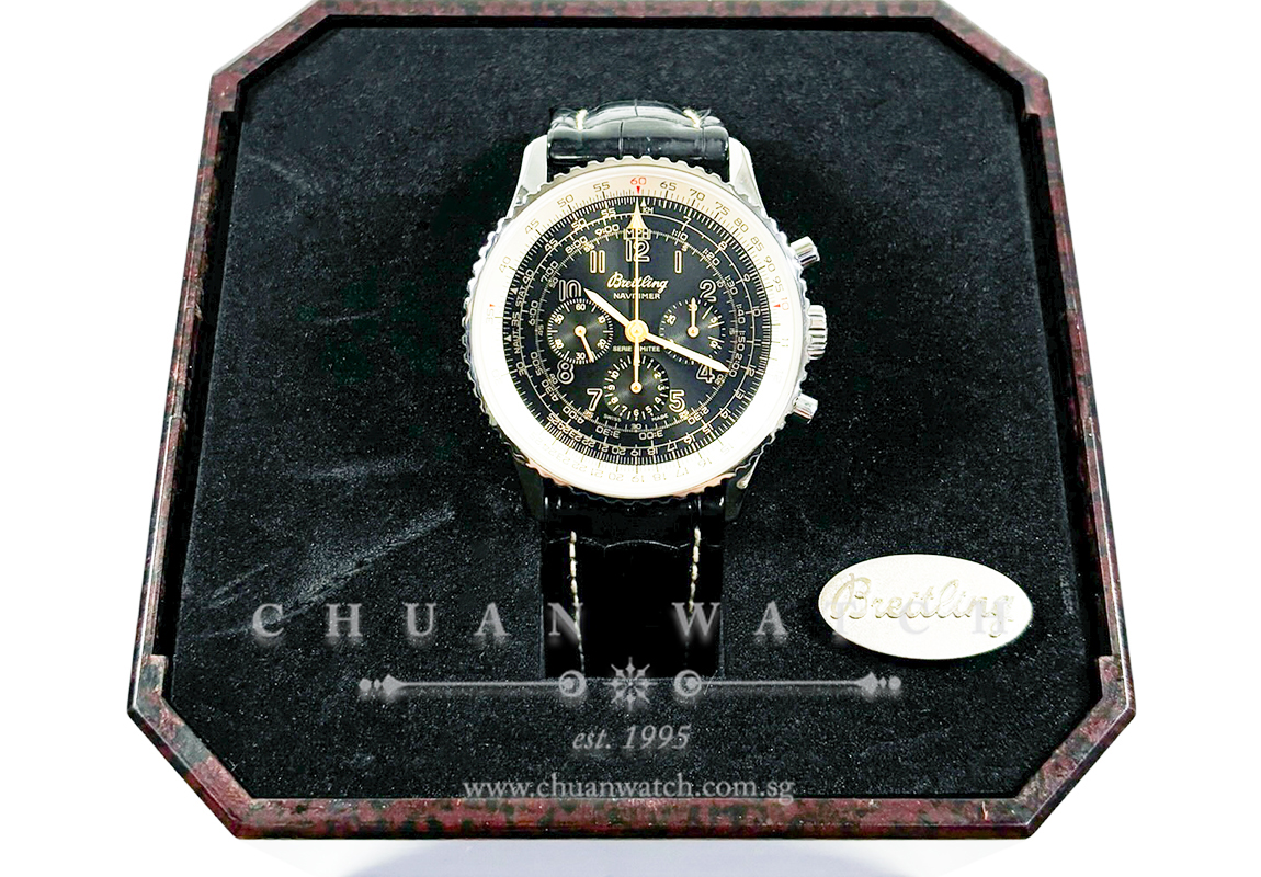 Breitling Navitimer Mecanique Lemania Calibre 1873 Chronograph 'Japan Exclusive' 41.5mm A11022.1 Black  (Limited Edition of 400 Pieces Only) - Image 4