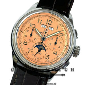 Breitling Premier B25 Datora Chronograph MoonPhase 42 AB2510 Salmon