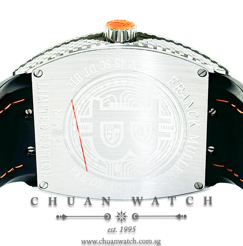 Franck Muller Vanguard Encrypto 'Steampunk' Steel V 45 SC DT BTC PXL OR AC NR (Limited Edition of 250 Pieces Only) - Image 2