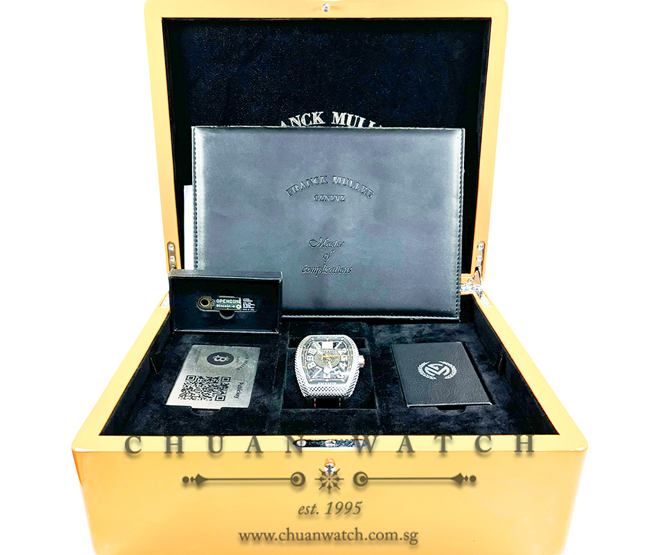 Franck Muller Vanguard Encrypto 'Steampunk' Steel V 45 SC DT BTC PXL OR AC NR (Limited Edition of 250 Pieces Only) - Image 4
