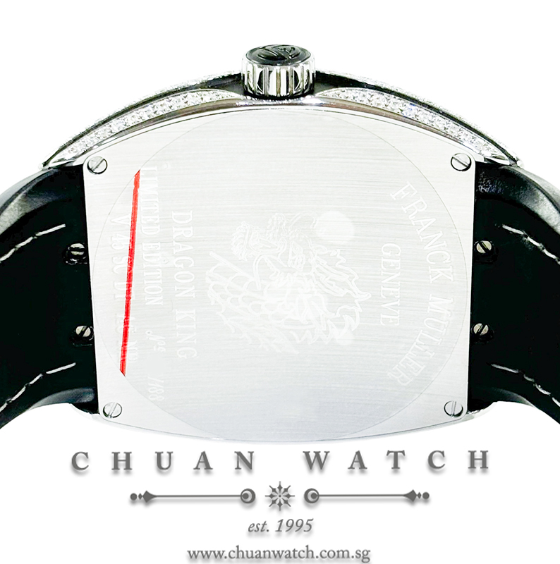 Franck Muller Vanguard 'Dragon King' Steel Black Custom-Set Diamonds V 45 SC DT AC NR (Limited Edition of 188 Pieces Only) - Image 2