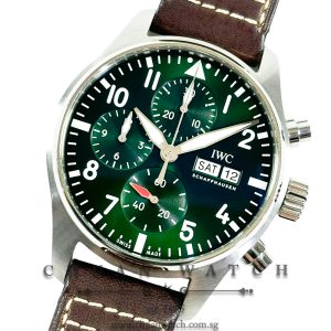 IWC Pilot's Watch Chronograph 41 Green IW388103