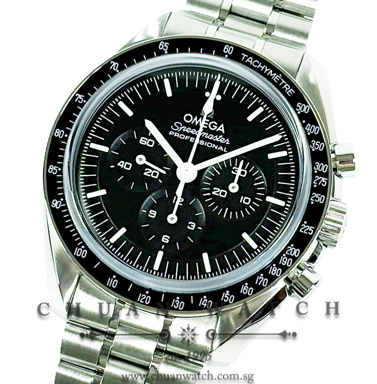 Omega Speedmaster Moonwatch Professional Co-Axial Master Chronometer 3861 Chronograph Sapphire 42mm 310.30.42.50.01.002 Black